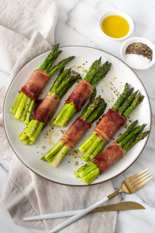 Asparagus and Speck Bundles 