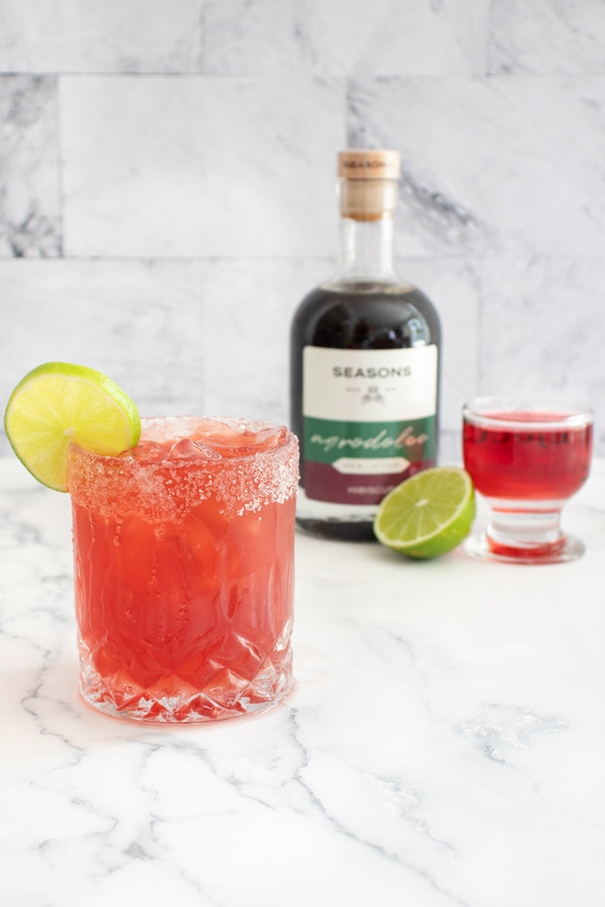 Sparkling Hibiscus Margarita