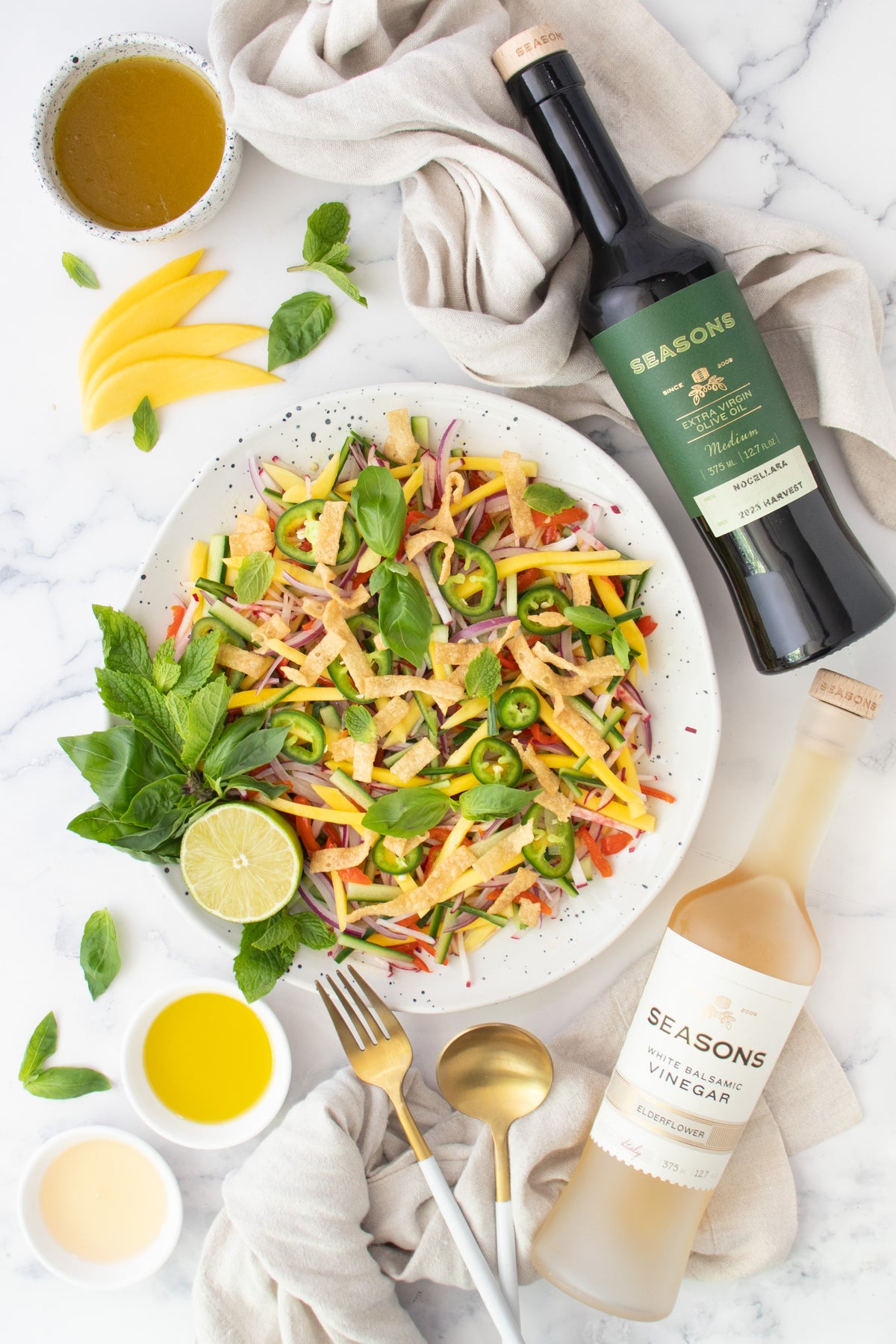 Sweet & Spicy Mango Salad