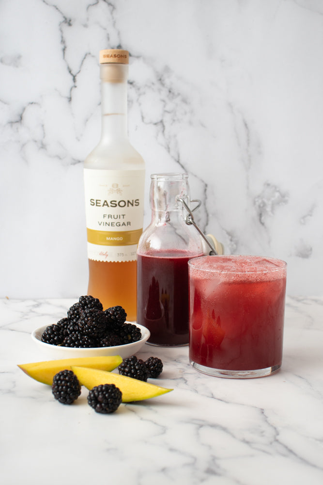 Blackberry Mango Shrub