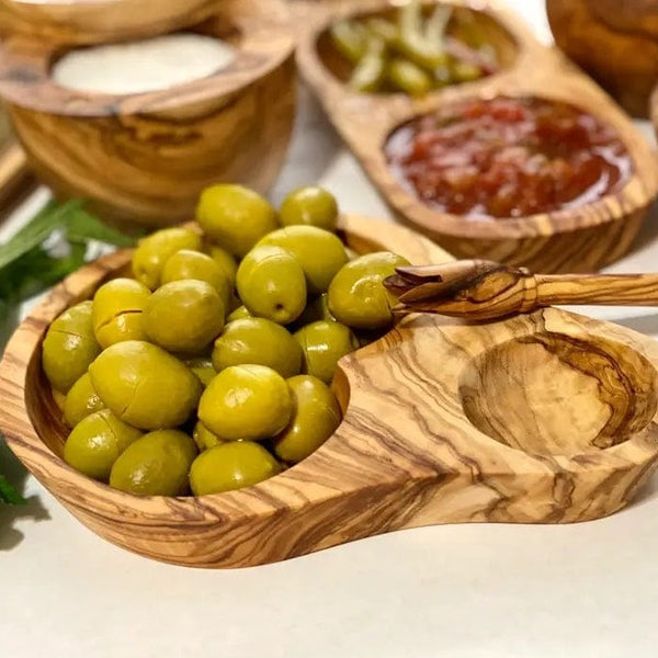 Seasons Olive Oil & Vinegar Olive Wood Olive Dish