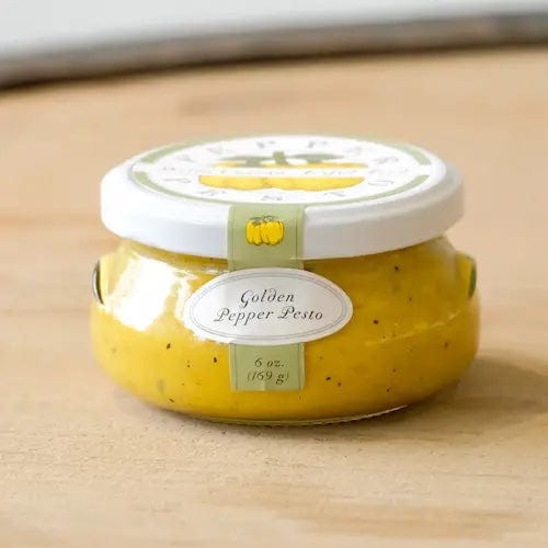 Seasons Olive Oil & Vinegar Specialty Pantry Golden Pepper Pesto - Bella Cucina