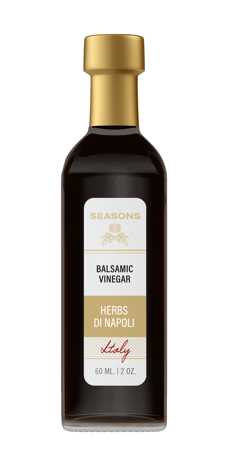 Millpress Imports Dark Balsamic 60mL Herbs di Napoli Infused Dark Balsamic